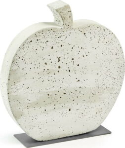 Bílá cementová dekorace La Forma Sens Apple