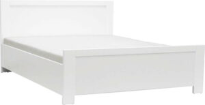 Bílá dvoulůžková postel Mazzini Beds Sleep