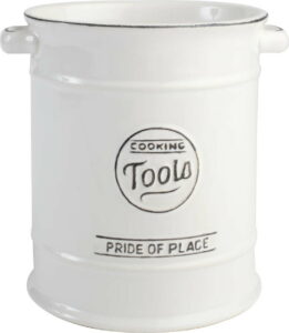 Bílá keramická dóza na kuchyňské náčiní T&G Woodware Pride of Place T&G Woodware