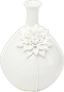 Bílá porcelánová váza Mauro Ferretti Sunflower