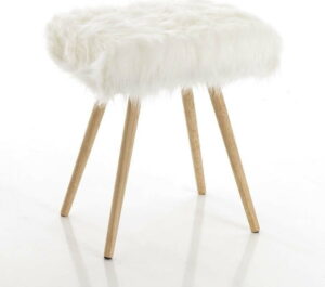 Bílá stolička s nohami z dubového dřeva Tomasucci Cloud