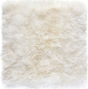 Bílý koberec z ovčí kožešiny Royal Dream Zealand Square