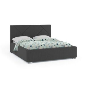 Čalouněná postel ANTIGO 140x200 cm Černá KOLA