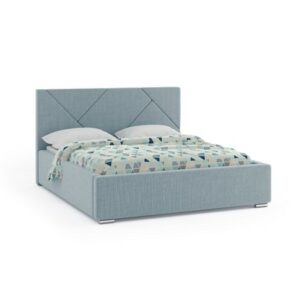 Čalouněná postel ANTIGO 160x200 cm Světle modrá KOLA