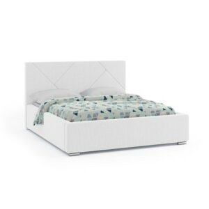 Čalouněná postel ANTIGO 180x200 cm Světle šedá KOLA