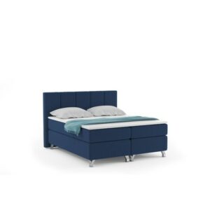 Čalouněná postel ATLANTIC včetně úložného prostoru 160x200 Modrá KOLA