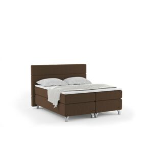 Čalouněná postel IMPERIA včetně úložného prostoru 140x200 Hnědá KOLA