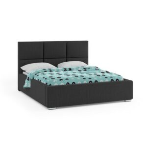 Čalouněná postel NOVATIC 180x200 cm Černá KOLA
