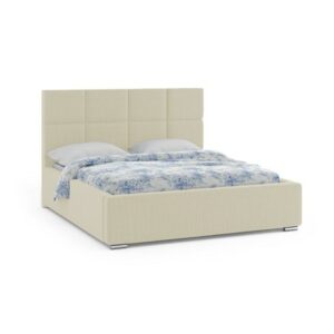 Čalouněná postel ONTARIO 160x200 cm Krémová KOLA