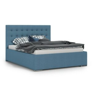 Čalouněná postel PRIMO 160x200 cm Modrá KOLA