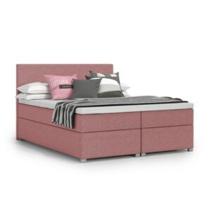 Čalouněná postel VIERA včetně úložného prostoru 160x200 Cihlová KOLA