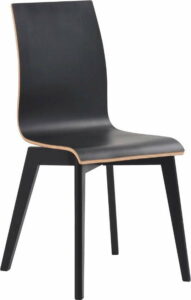 Černá jídelní židle s černými nohami Rowico Grace Rowico