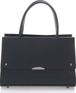 Černá kožená kabelka Lisa Minardi Francesca Lisa Minardi