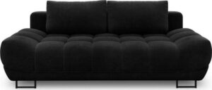 Černá třímístná rozkládací pohovka Windsor & Co Sofas Cumulus Windsor & Co Sofas