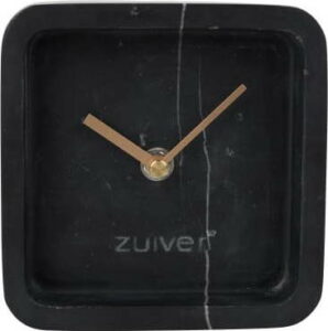 Černé nástěnné mramorové hodiny Zuiver Luxury Time Zuiver