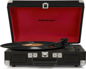 Černo-červený gramofon Crosley Cruiser Deluxe Crosley