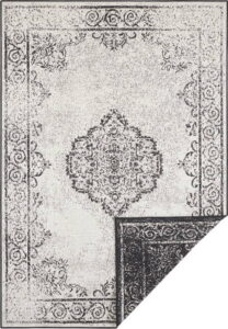Černo-krémový venkovní koberec Bougari Cebu