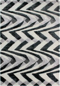 Černo-šedý ručně tkaný koberec Flair Rugs Jazz