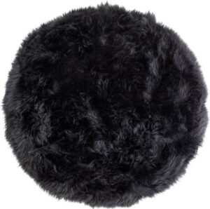Černý koberec z ovčí kožešiny Royal Dream Zealand
