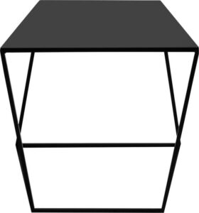 Černý odkládací stolek Custom Form Zak