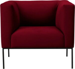 Červené sametové křeslo Windsor & Co Sofas Neptune Windsor & Co Sofas