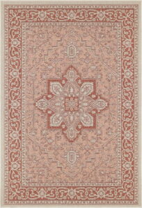 Červeno-béžový venkovní koberec Bougari Anjara