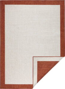 Červeno-krémový venkovní koberec Bougari Panama
