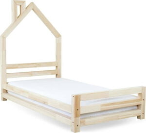 Dětská postel z lakovaného smrkového dřeva Benlemi Wally