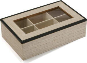 Dřevěný box na čaj Versa Erling VERSA