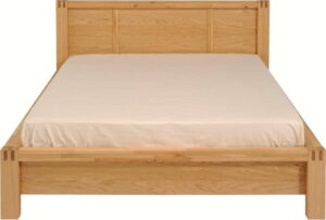 Dvoulůžková postel z dubového dřeva Artemob Ethan