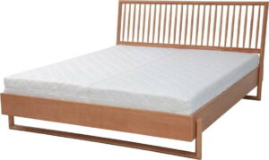 Dvoulůžková postel z dubového dřeva Ragaba Diamond