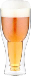Dvoustěnná pivní sklenice Vialli Design