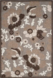 Hnědý koberec vhodný i na venkovní použití Safavieh Oxford