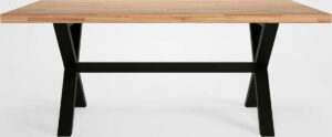 Jídelní stůl s dubovou deskou Artemob Concepto X