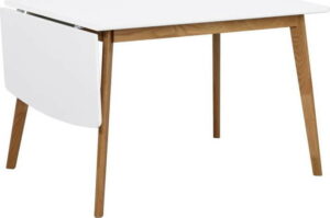 Jídelní stůl s konstrukcí z dubového dřeva se sklápěcí deskou Rowico Olivia