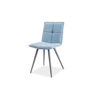 Jídelní židle DARIO šedá/modrá SIGNAL meble