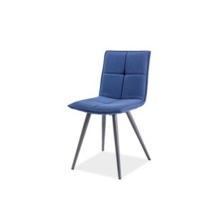 Jídelní židle DARIO šedé/granátová SIGNAL meble