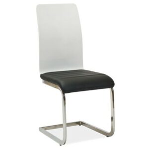 Jídelní židle H-791 černá/bílá SIGNAL meble
