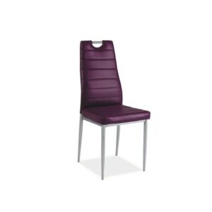 Jídelní židle H260 fialová/chrom SIGNAL meble