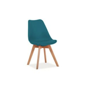 Jídelní židle KRIS dub/modrá SIGNAL meble