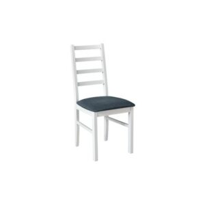 Jídelní židle NILO 8 Bílá Tkanina 13 MIX-DREW