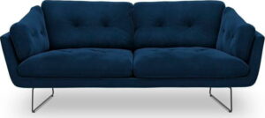 Královsky modrá třímístná pohovka se sametovým potahem Windsor & Co Sofas Gravity Windsor & Co Sofas