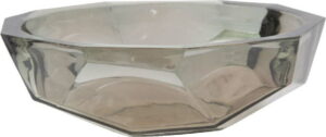 Krémová dekorativní miska z recyklovaného skla Mauro Ferretti Ambra Mauro Ferretti