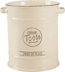 Krémová keramická dóza na kuchyňské náčiní T&G Woodware Pride Of Place T&G Woodware