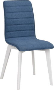 Modrá jídelní židle s bílými nohami Rowico Grace Rowico