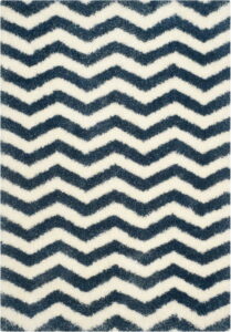 Modro-bílý koberec Safavieh Frances