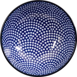 Modro-bílý talíř Tokyo Design Studio Nippon Dot