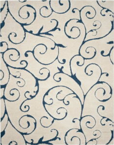 Modro-krémový koberec Safavieh Chester