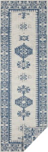 Modro-krémový venkovní koberec Bougari Duque