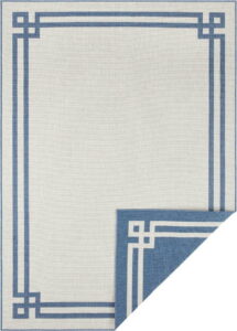 Modro-krémový venkovní koberec Bougari Manito